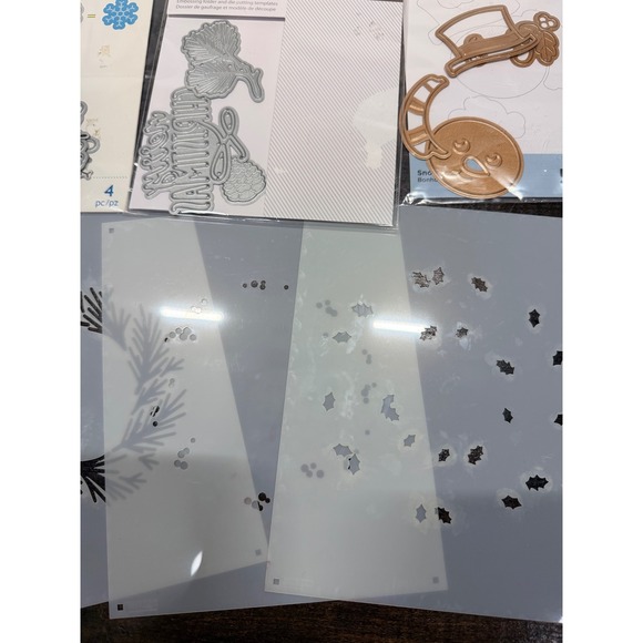Christmas Craft Die Cutting Stencils Stamp Set Card Making Scrapbooking Holiday - Picture 8 of 10